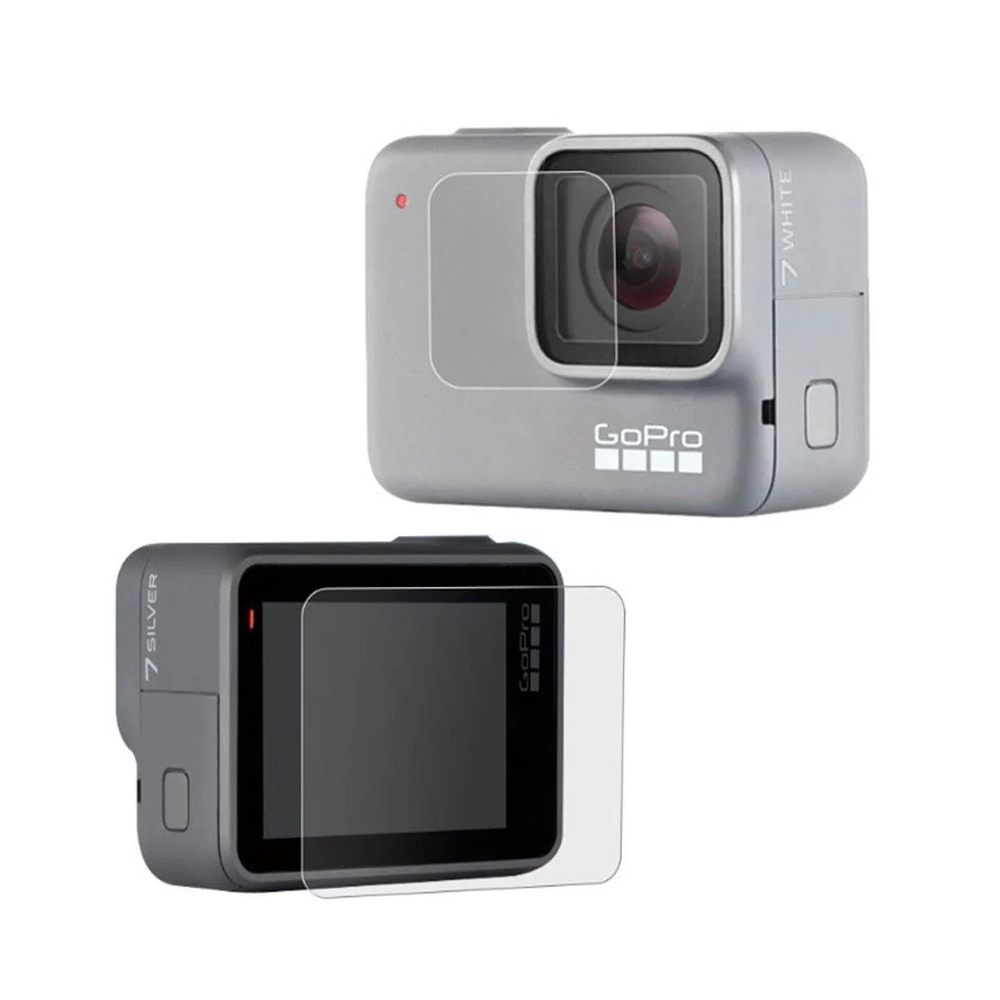 Películas de Vidro para GoPro HERO 7 White e Silver