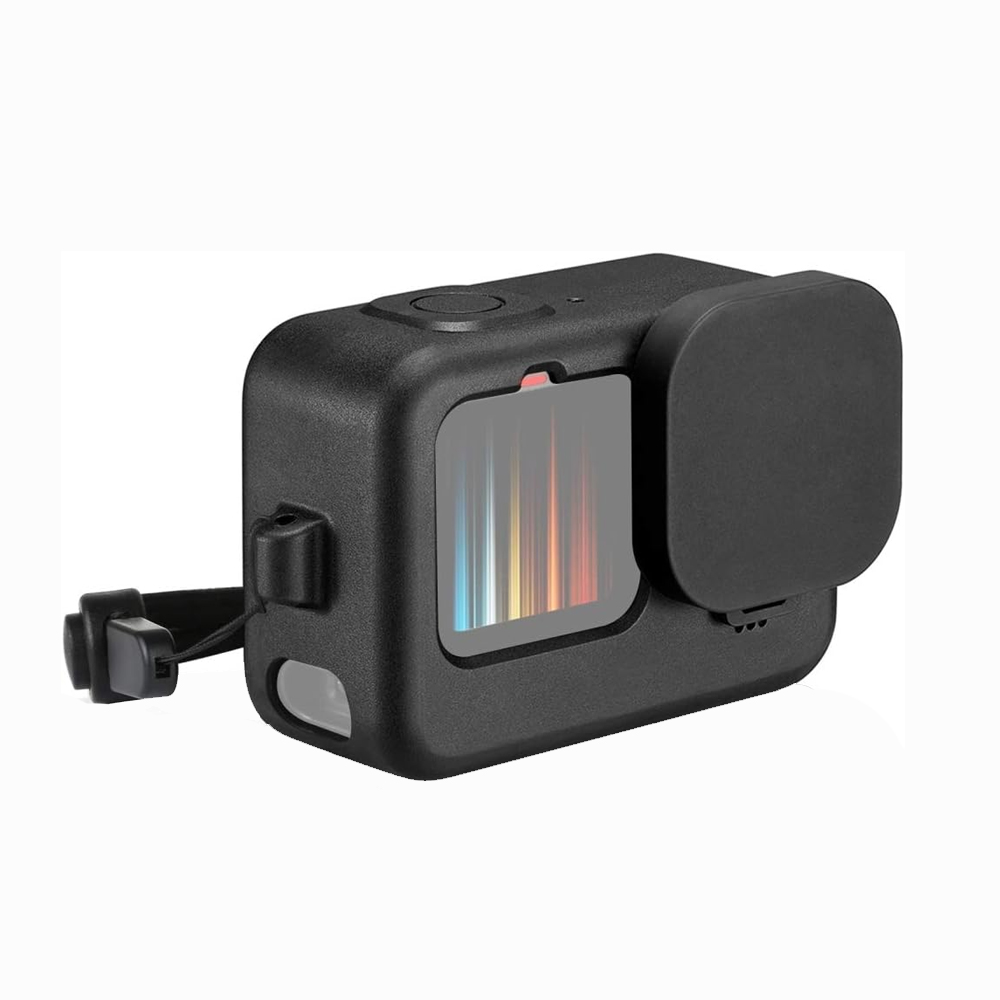 Capa de Silicone, Alça e Protetor de Lente HERO 9/10/11/12