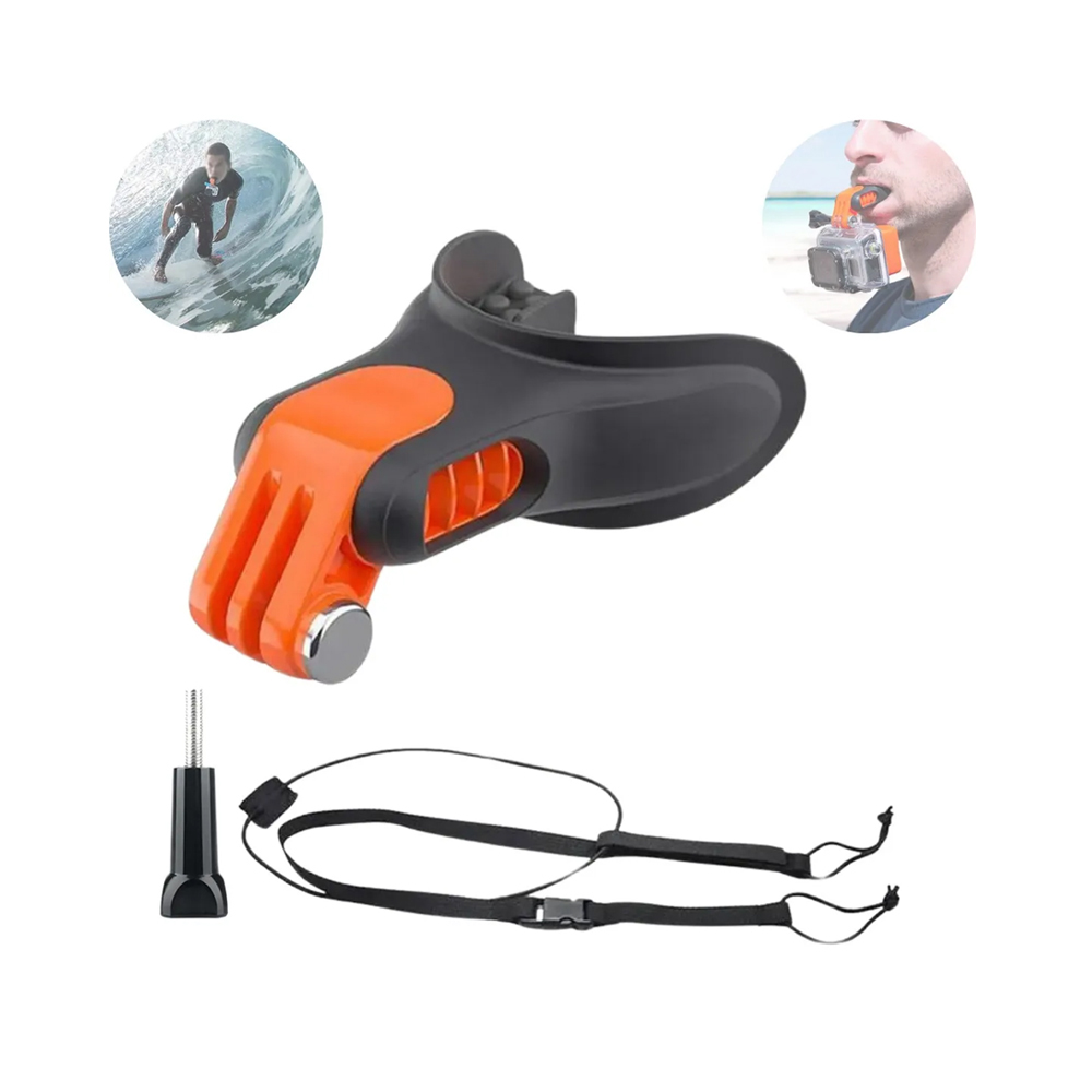 Suporte para Boca + Strep de Segurança Telesin