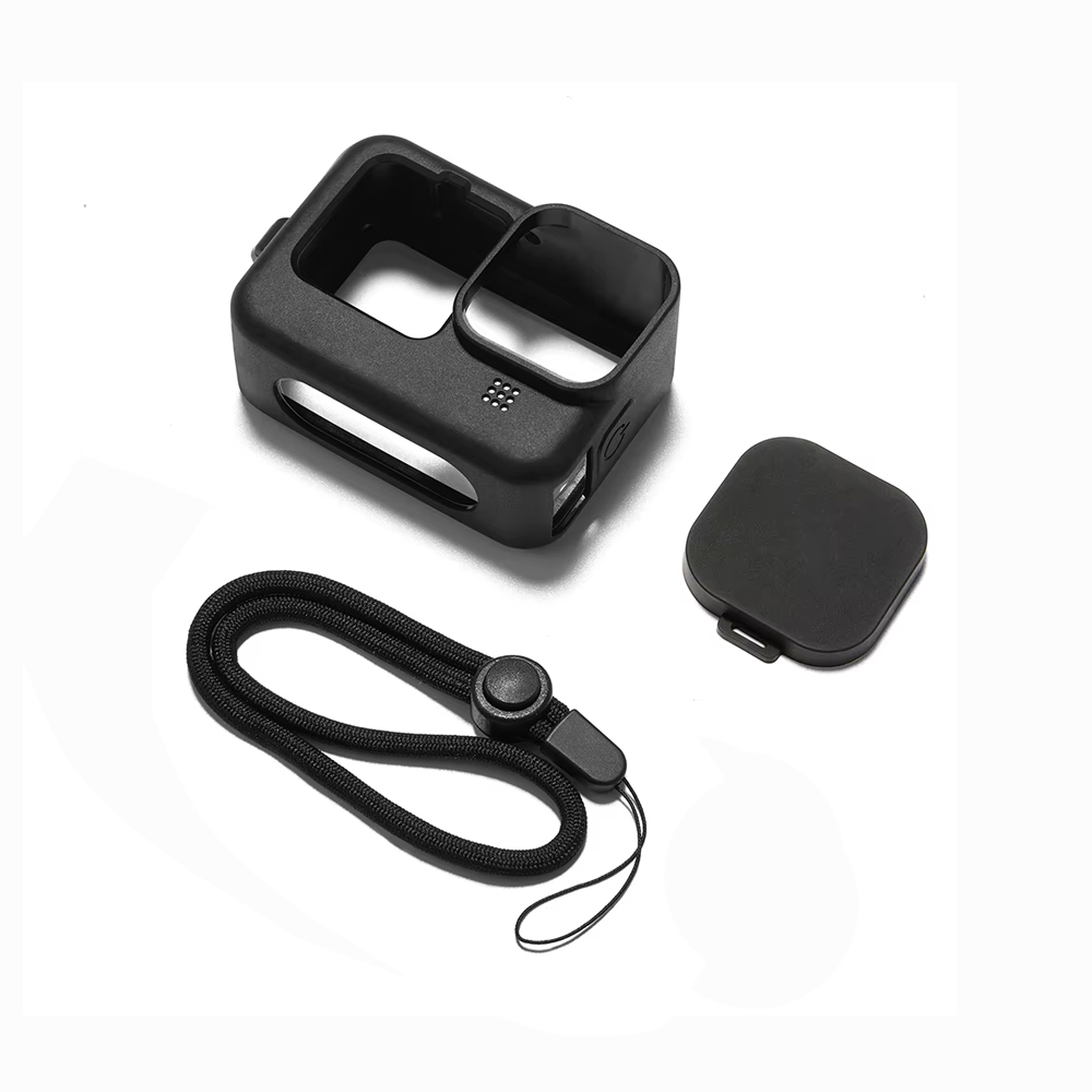 Capa de Silicone, Alça e Protetor de Lente HERO 9/10/11/12