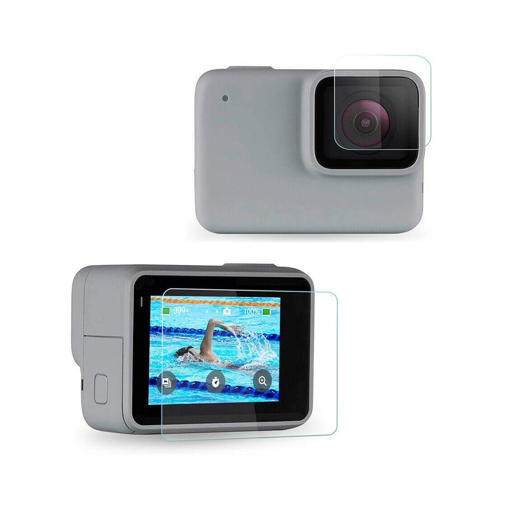 Películas de Vidro para GoPro HERO 7 White e Silver
