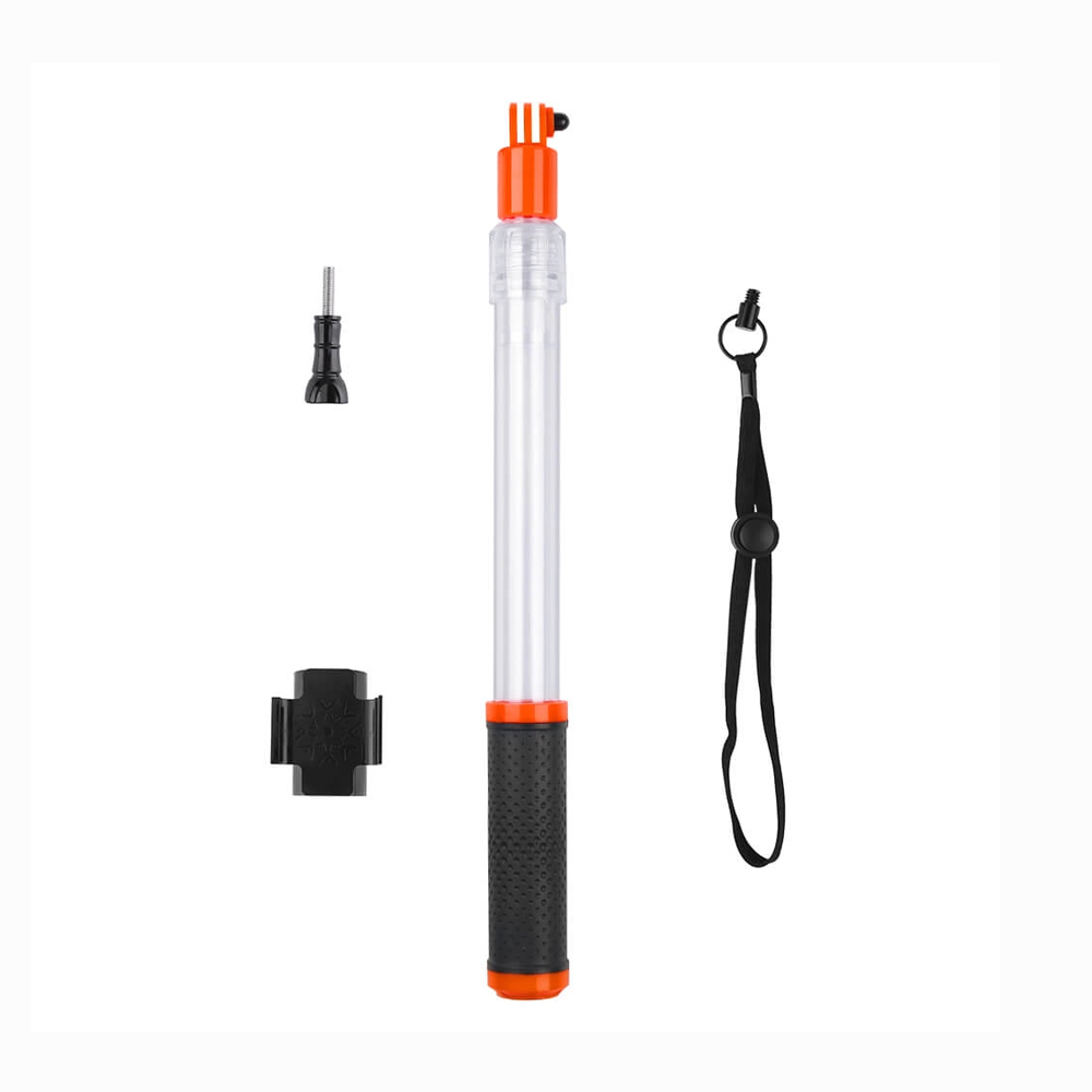 Bastão Retrátil Flutuador 36-62cm + Clip para Controle